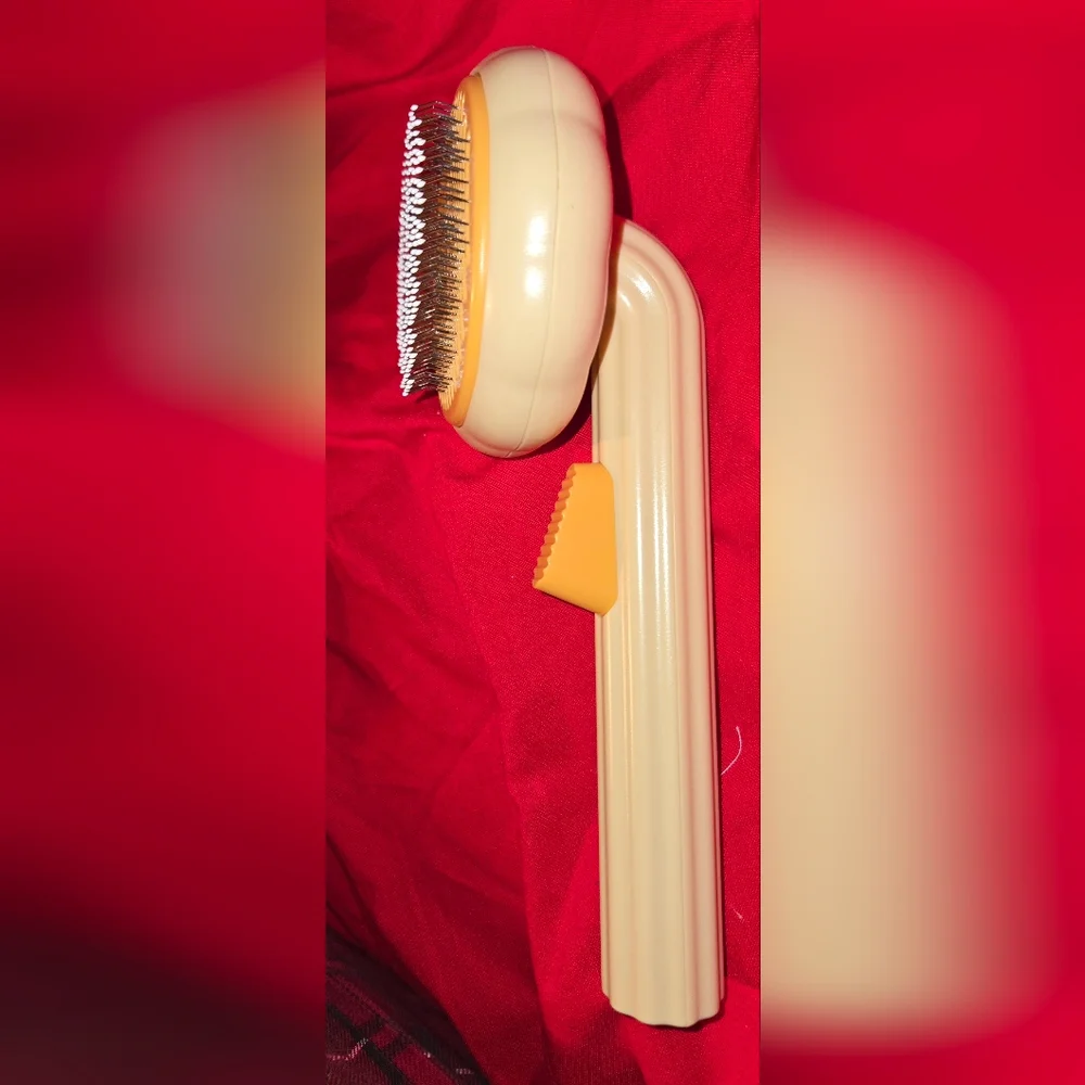 Self cleaning brush
